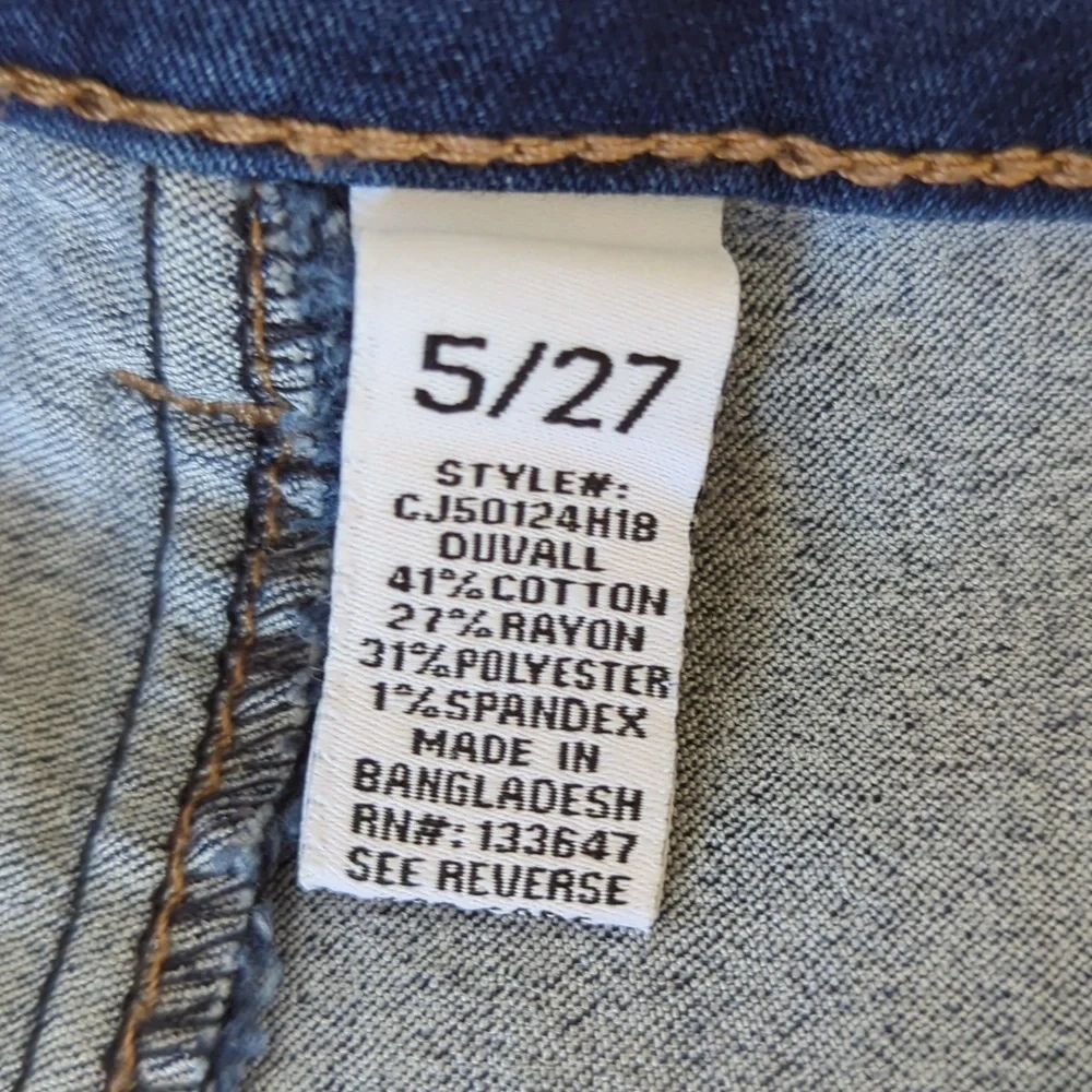 Celebrity Pink Button Up Denim Skirt Junior 5/27 Blue - Picture 3 of 9